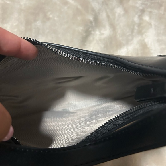 Black Faux Leather Hobo Bag - Picture 7 of 8